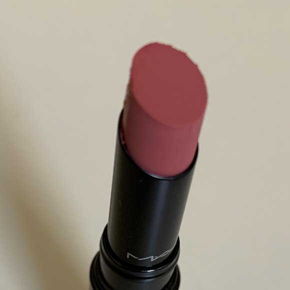 MAC Cosmetics Slimshine Lipstick INTIMIDATE Cool Plum-Pink RARE - Picture 2 of 11
